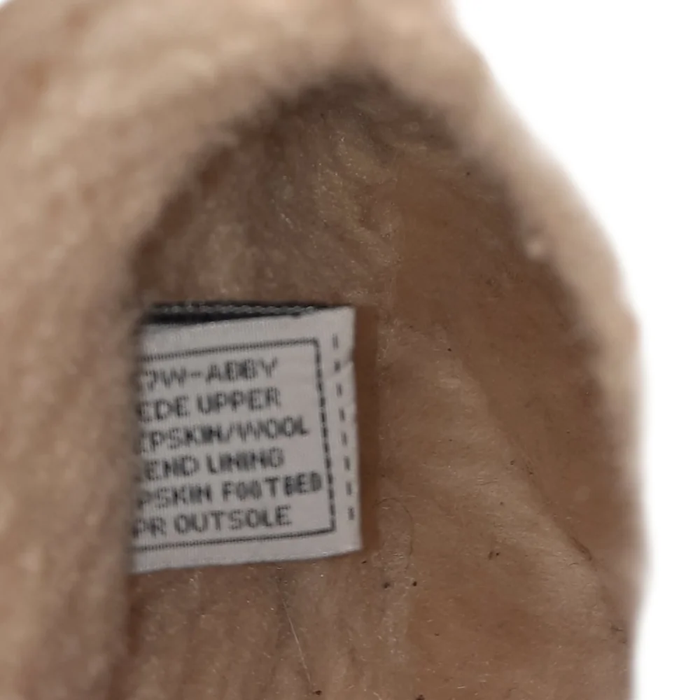 BearPaw Brown Ankle Boots with Cream Fur - Picture 4 of 8